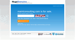 Desktop Screenshot of maintconsulting.com